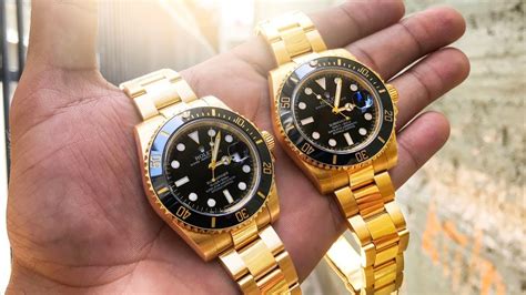 fake gold rolex vs real|copies of rolex watches.